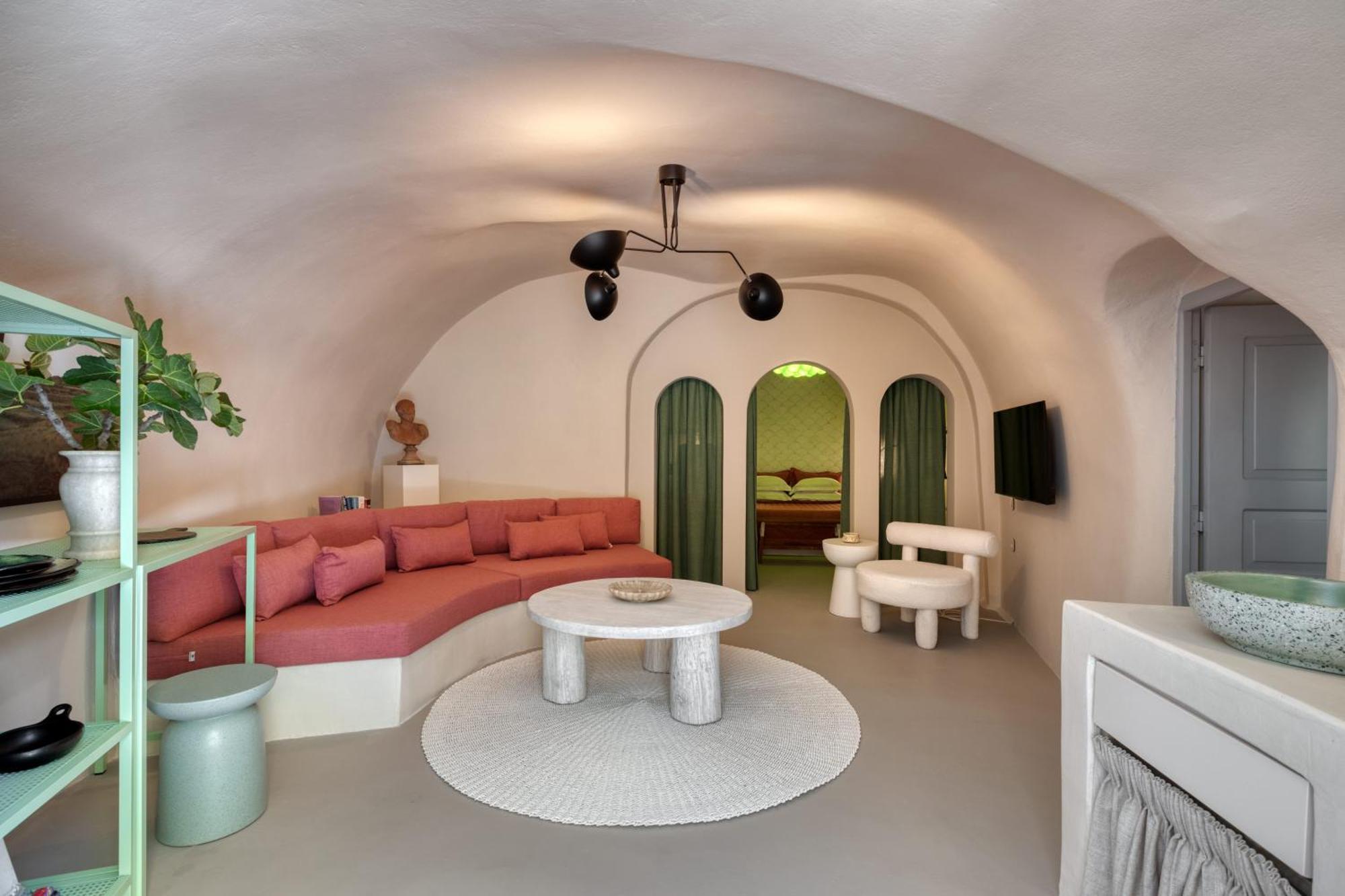 Hermes Cave House By Oias Local Cave Houses Bagian luar foto