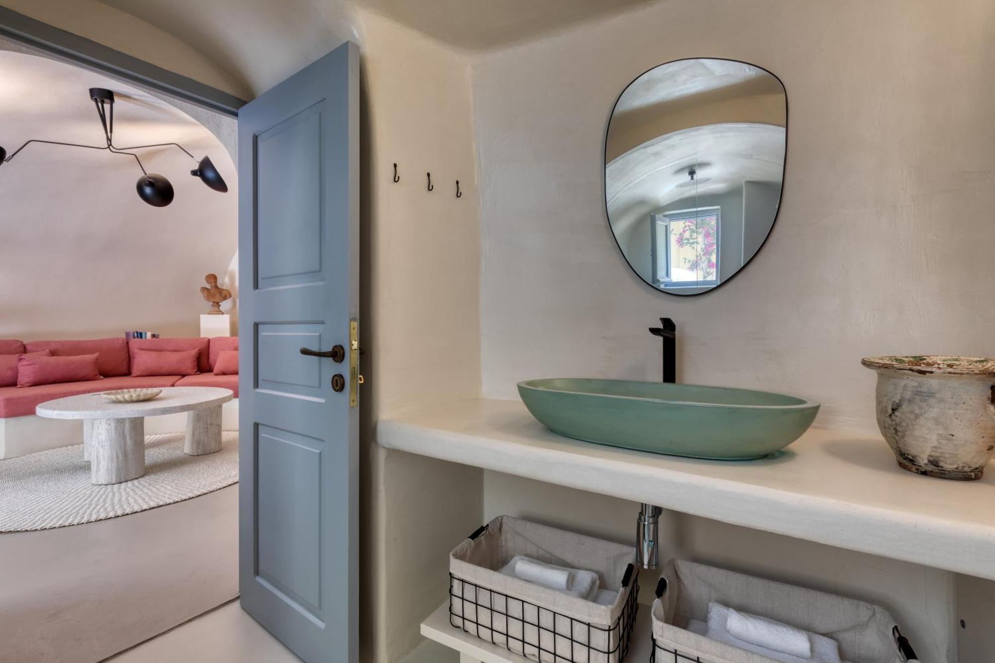 Hermes Cave House By Oias Local Cave Houses Bagian luar foto