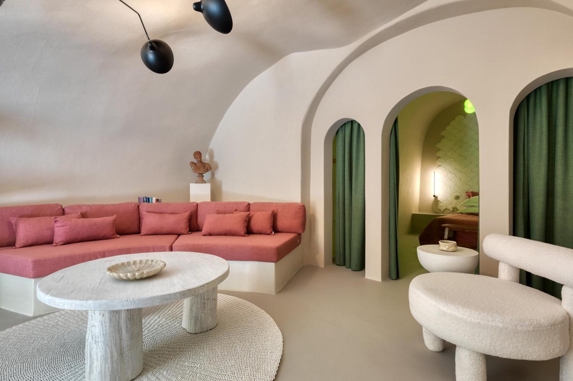 Hermes Cave House By Oias Local Cave Houses Bagian luar foto